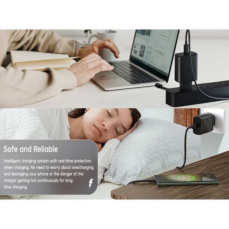 CELBRO 45W For SAMSUNG Galaxy S24 S23 S22 Ultra S24+ S23+ S22 S21 S20 FE 5G Charger Super Fast Charging Cable USB Type C AdapterM240809
