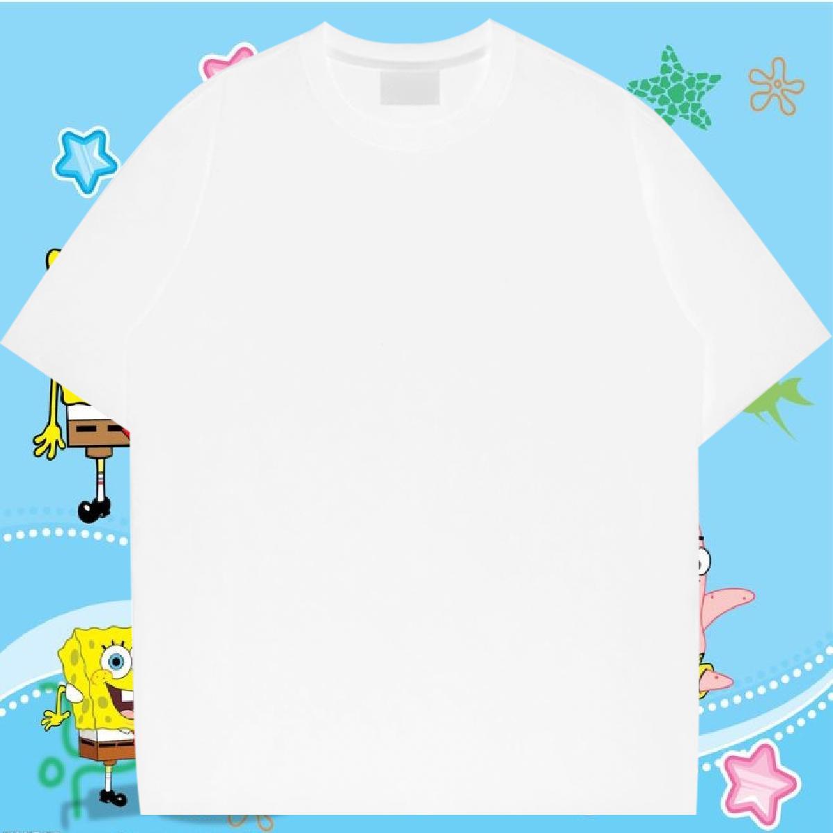 5A Unisex Tshirts 230g 100% Cotton painting Summer Casual Women T Shirts Breathable Short Sleeve DIY Logo Tees