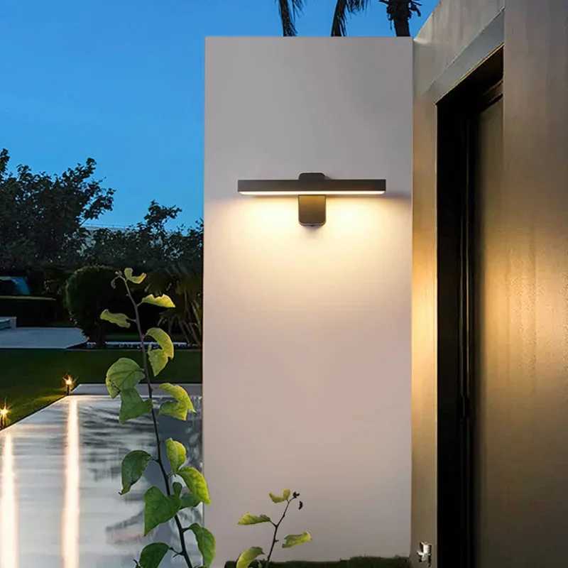 Outdoor Wall Light Waterproof IP65 Light Led Wall Lamp Rotatable Porch Lights Exterior Garden Decoration Balcony Wall SconcesCL240809