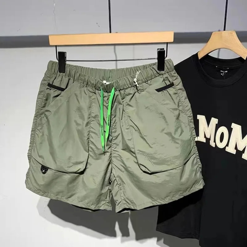 Men Cargo Multi Pocket Shorts Outdoor Loose Casual Cargo Elastic Waist Beach Short Breathable Quick-Drying Jogger Workout Shorts 240809