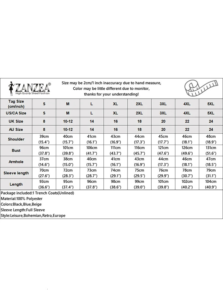 ZANZEA Fashion OL Work Trench Coats Woman Vintage Solid Windbreak Autumn Long Sleeve Lapel Jackets Elegant Party Outwear 240809