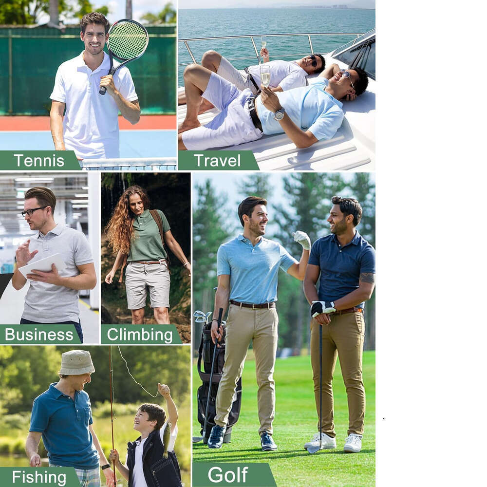 Mens Polo shirt Shirts for Men Casual chic Polos Performance Golf Tennis Shirt Polos shirts tshirt Casual tops summer clothes Short sleeve