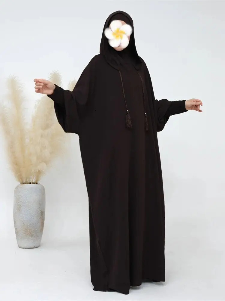 Ramadan Niqab Khimar Muslim Abaya Dubai Turkey Islam Prayer Clothes African Dresses For Women Dress Kaftan Robe Femme Musulmane 240809