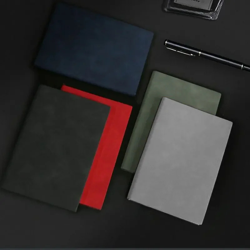 A5 A6 Sheepin Notebook Leather Office Journal Diary notepad Stationery Student Class lined NoteBook 160pages240pages 240809