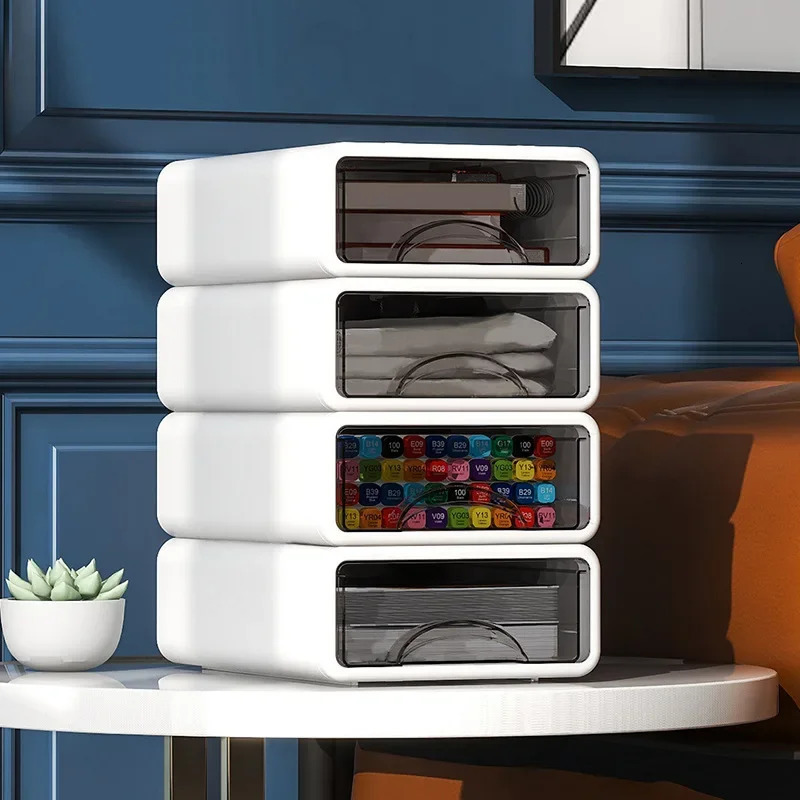 Storage Drawers Desk Organizer Box Stationery Drawer Toiletries Clutter Shelving Home 240808