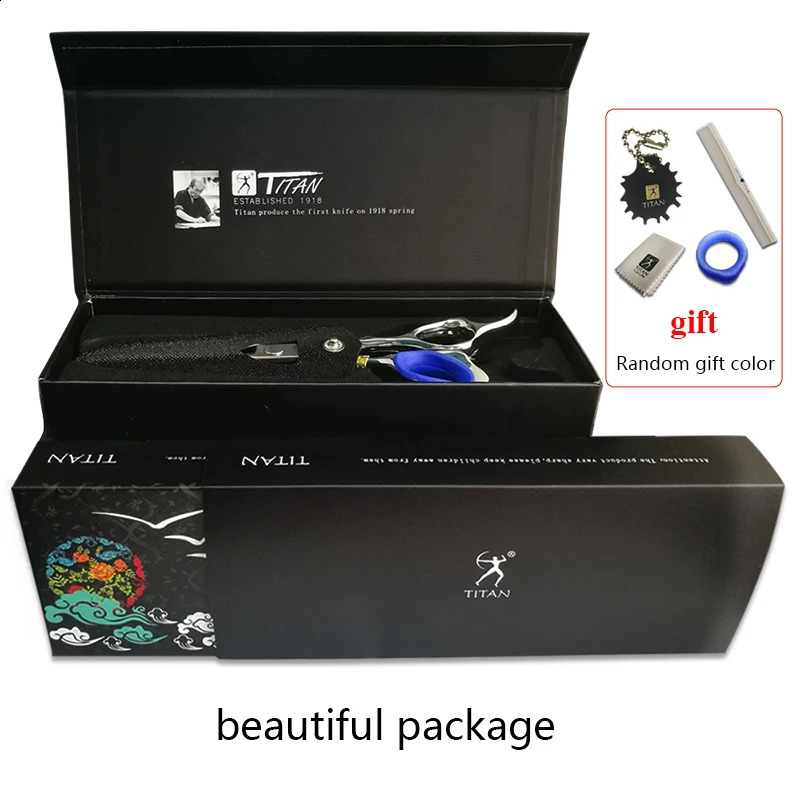 Titan 3D Scissors Professional barber Hairdressing Shears Hair Cutting Machine Barber Shop Hair Scissors 240805