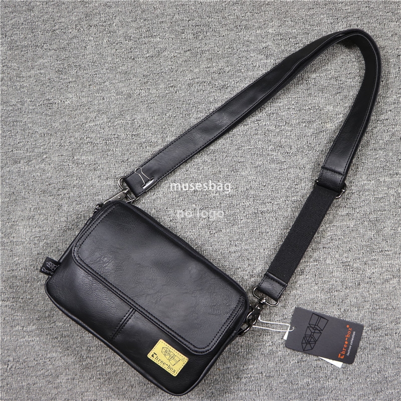 New trend men's shoulder bag casual Japanese personality Japanese men's and women's crossbody backpack small span bag