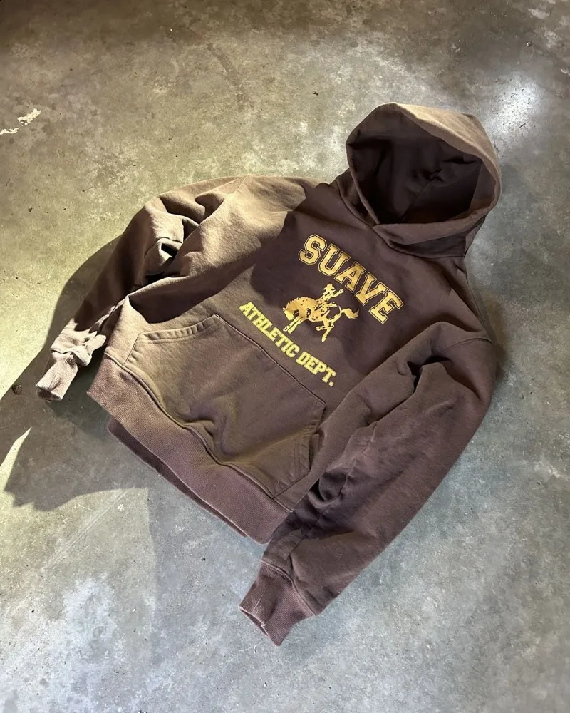 2024 American Fashion Retro Pullover Mens Hoodie Y2k Letter Printed Oversized Coat Harajuku Hip Hop Casual Loose Sweatshirt Womens 240809