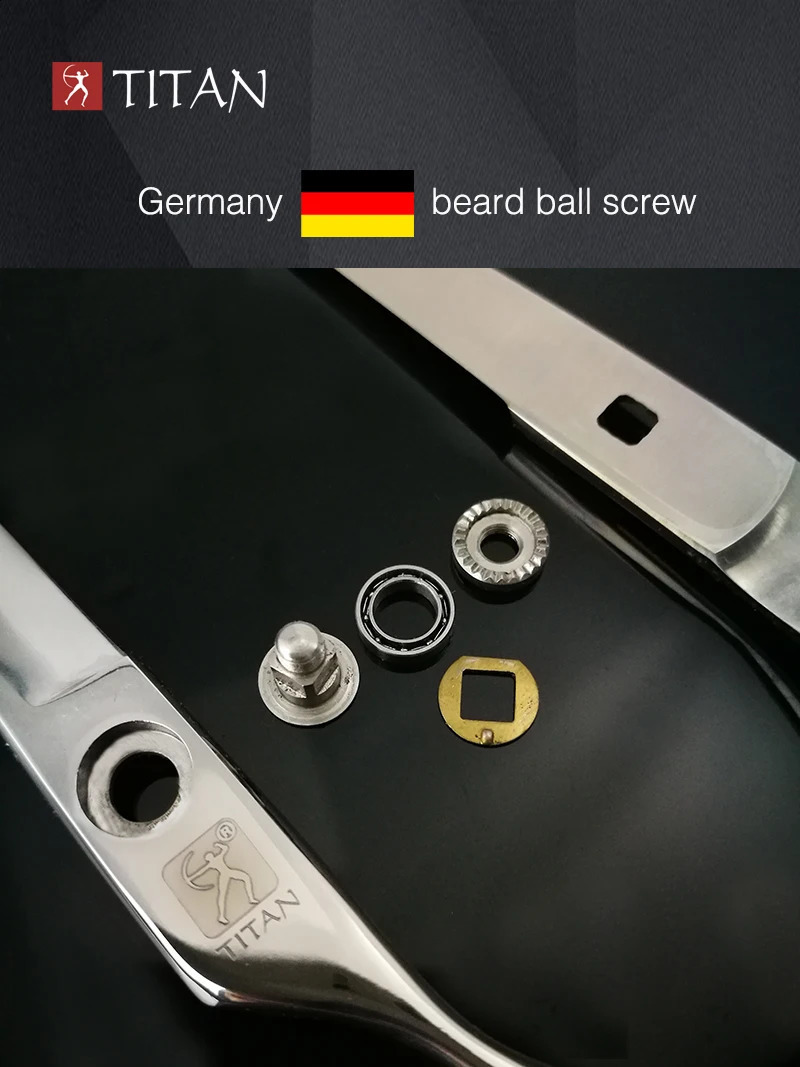 Titan 3D Scissors Professional barber Hairdressing Shears Hair Cutting Machine Barber Shop Hair Scissors 240805