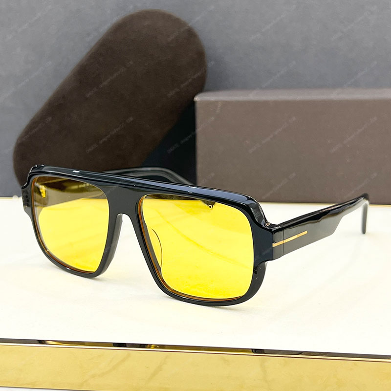Designer for men and Women Fashion oversized frame glasses FT1101 quality Chunky plate sunglasses Sports protection style classic original box