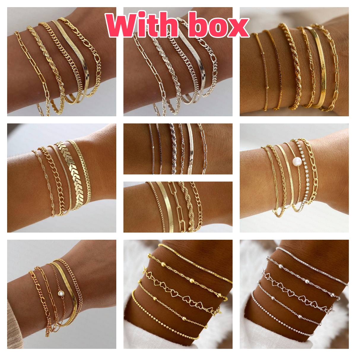 Desginer Bracelets Jewelry Bracelet Simple and Elegant Popular Woven Twisted Rope Ring Bracelet High Quality Luxury With box Five styles gold bangle women