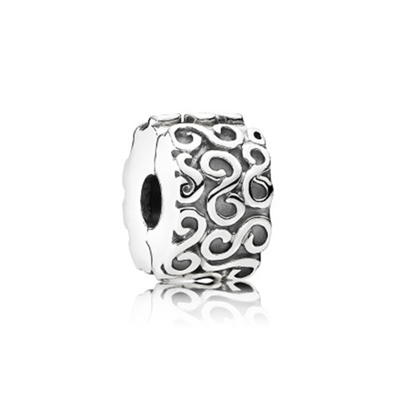 European 925 Sterling Silver Safety Charms Women For PAN Design Fits 3mm Snake Chain Bracelets Birthday Christmas Gift DIY Making Jewelry B057