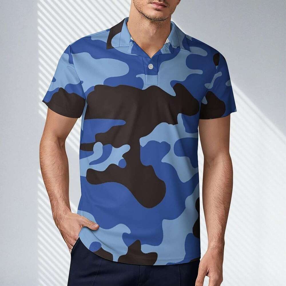 Fashion Mens Polo shirt Light ripe wind Quick-Dry Moisture Wicking 3D Print Casual Golf Shirts Polos shirts tshirt Casual tops summer clothes Short sl