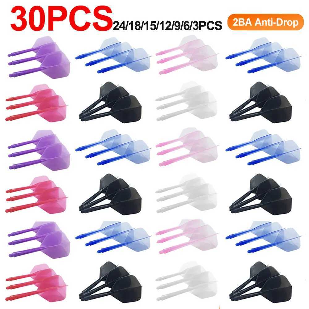 3-30pcs BA Plastic Professional Dart Flights Soft Screw Integrated Dart Flight Anti-Drop Darts Flights ForIndoor Outdoor Playing Y240807
