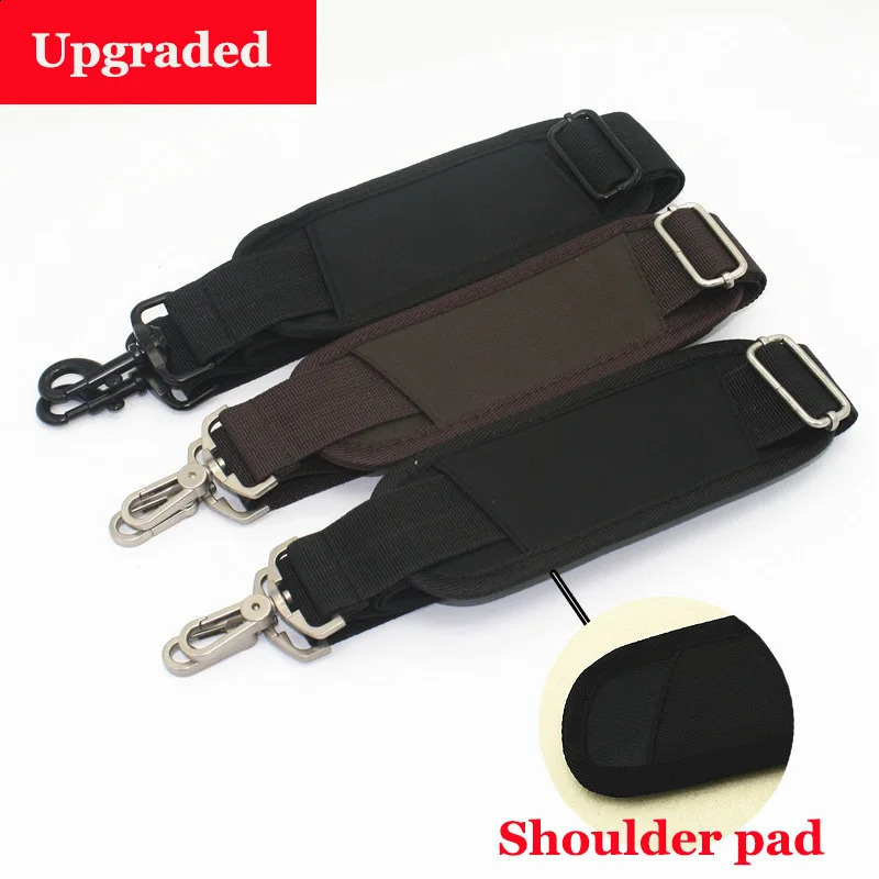 DHwanglijia HOYOBISH Black Nylon For Bags Strong Shoulder Strap Men Briefcase designer bag Laptop Belt Length 150CM Bag Accessory OH201 240808 c417 4