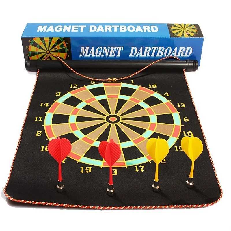 12/15 Magnetic Darts Double Sided Magnetic Flying Target with 4/6 Marks Y240807