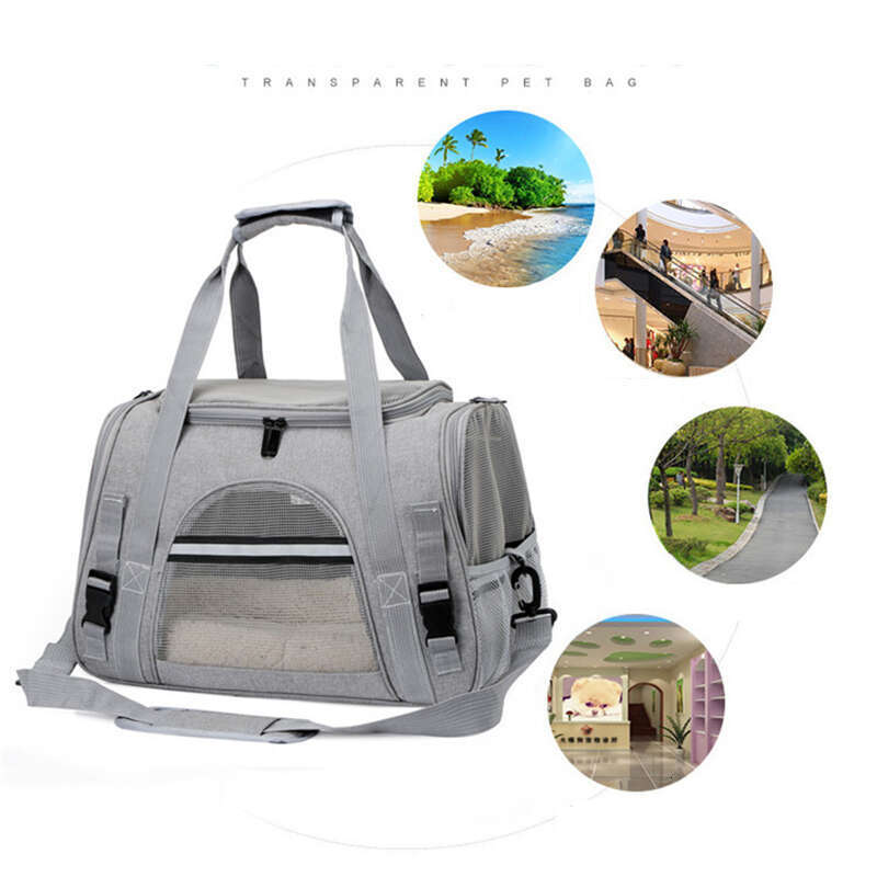 New Dog Carrier Bag Soft Side Backpack Cat Pet Carriers Dog Travel Bags Airline Approved Transport For Small Dogs Cats Outgoing Zozostore