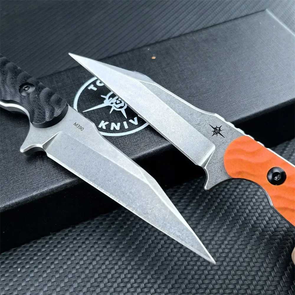 TOOR Anaconda Knife 3.89 8Cr13Mov Stonewashed Fixed Blade G10 Handle With Kydex Sheath Sharp Outdoor Hunting EDC Straight ToolXJ240808