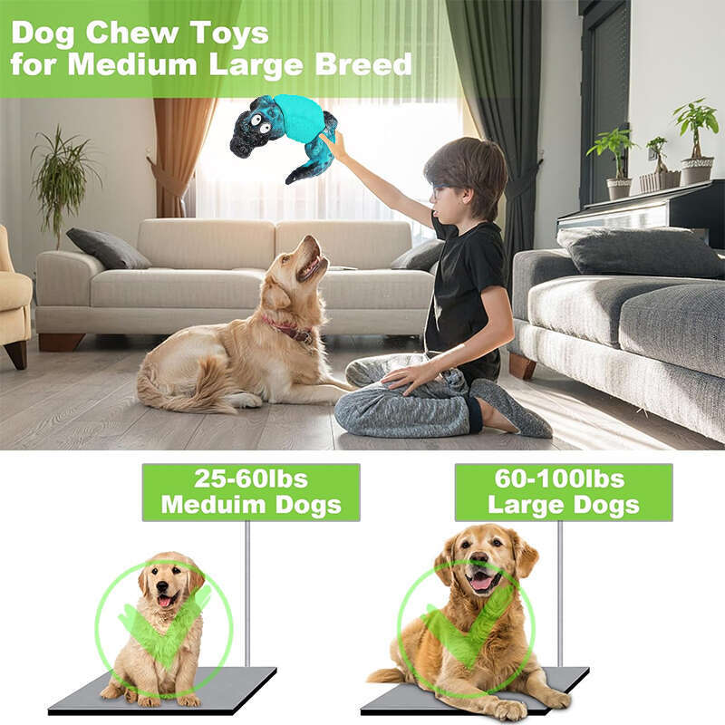 Durable indestructible chewing crocodile tough dog pet chew toy for dogs