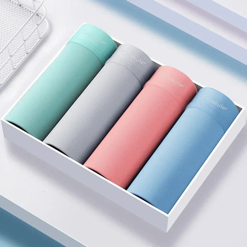 Cvoekular Man Boxer lingerie Ice Silk Sous Vetement Homme sexy lingerie Bokseki Meskie Calzoncillos shorts240808