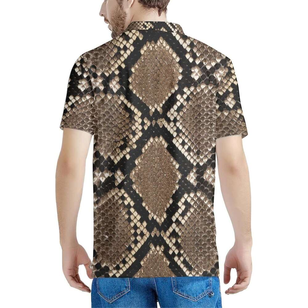 Fashion Mens Polo shirt serpentine for T-Shirts Graphic Short s Tees Button Up Casual Summer Slim Fit Polos shirts tshirt tops summer clothes