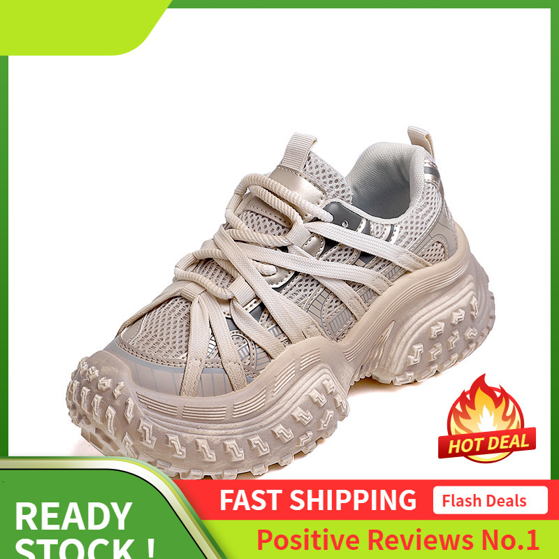 Ddmyoutdoor Trendy Brand Tire Dad New Autumn Thick Sole Height Increasing Sports And Leisure For Women XX M Outdoor Shoes