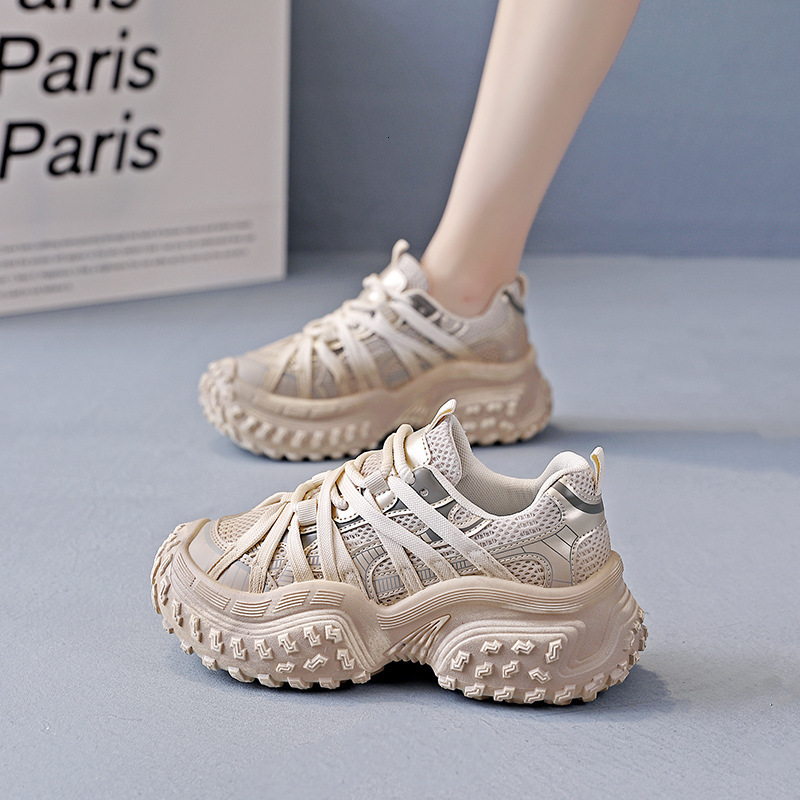 Ddmysports Ddmysports Trendy Brand Tire Dad New Autumn Thick Sole Eight Increasing Sports And Leisure For Women XX M Outdoor Shoes OUTDOOR