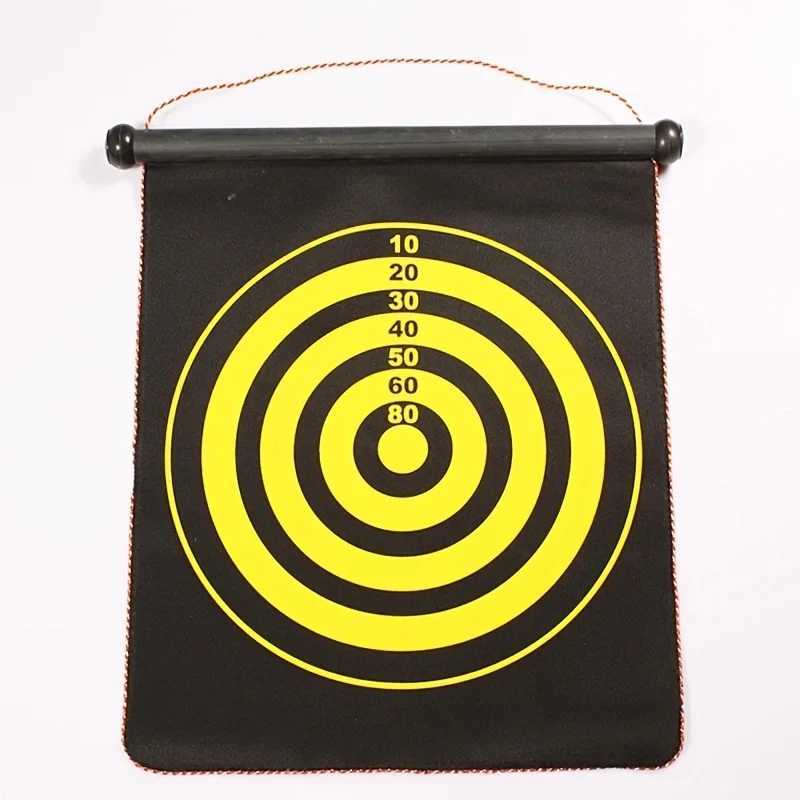 12/15 Magnetic Darts Double Sided Magnetic Flying Target with 4/6 Marks Y240807
