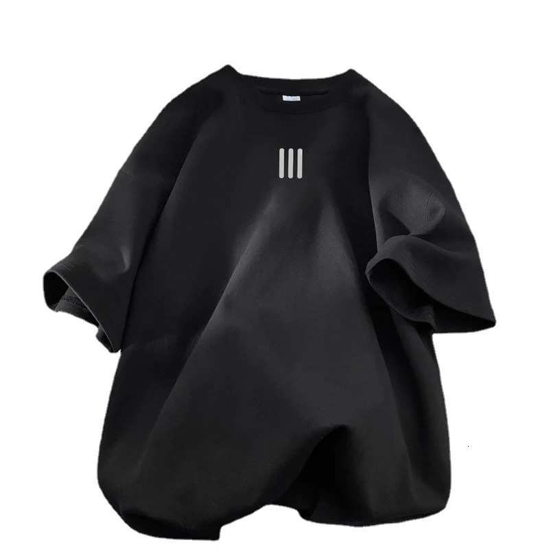 Mens oversized T-shirt mens cotton T-shirt white 5XL casual summer clothing fashionable printed T-shirt mens clothes240808