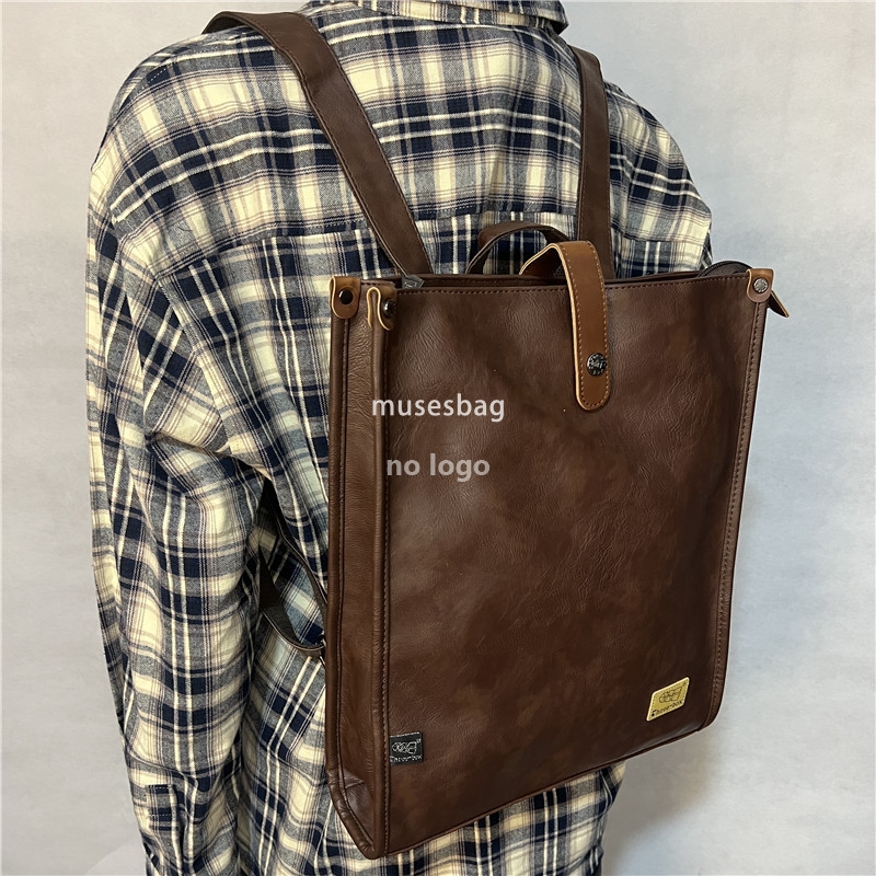 Japanese and Korean men's backpack campus style men and women simple business backpack carrying student school bag computer bag