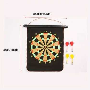 12/15 Magnetic Darts Double Sided Magnetic Flying Target with 4/6 Marks Y240807