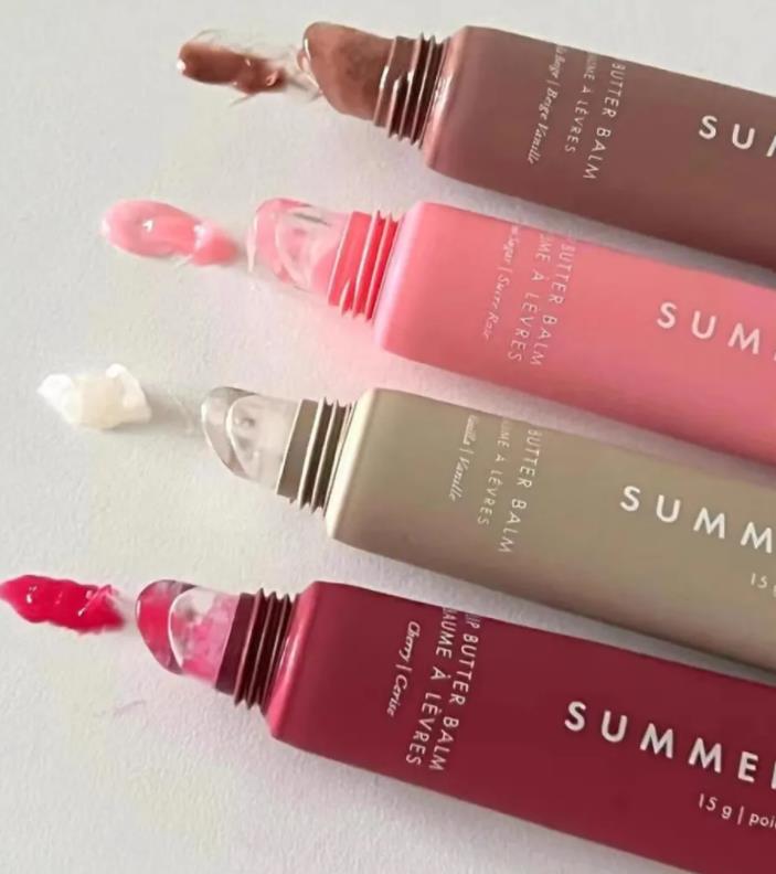 New Lip Butter Balm For Smooth And Soft Lips Pink Beige Brown Sugar Vanilla Sweet Mint Poppy Cherry Summer Fridays Free Shipping