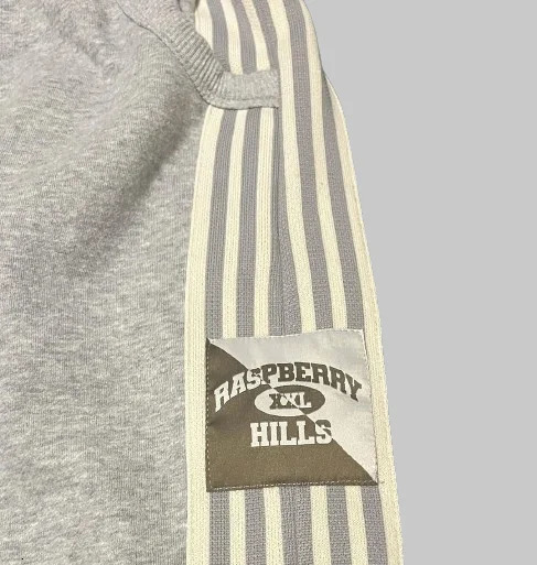 Streetwear Sweatpants Mens Clothing Harajuku Retro Stripes Embroidered Graphic Baggy Pants Gothic Gray Straight Trousers y240829