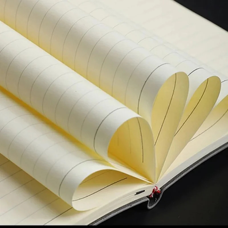 A5 A6 Sheepin Notebook Leather Office Journal Diary notepad Stationery Student Class lined NoteBook 160pages240pages 240809