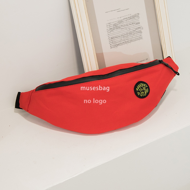 Street trend Fanny pack men's sports outdoor chest bag Fashion personality death flying riding bag casual single shoulder crossbody bag