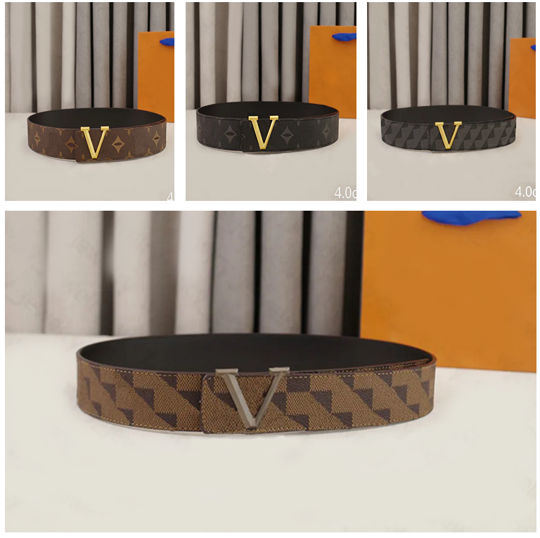 Luxury Genuine Leather Belt for Men and Women Fashion Buckle Plaid Belt High Quality Cowhide Designer Belts