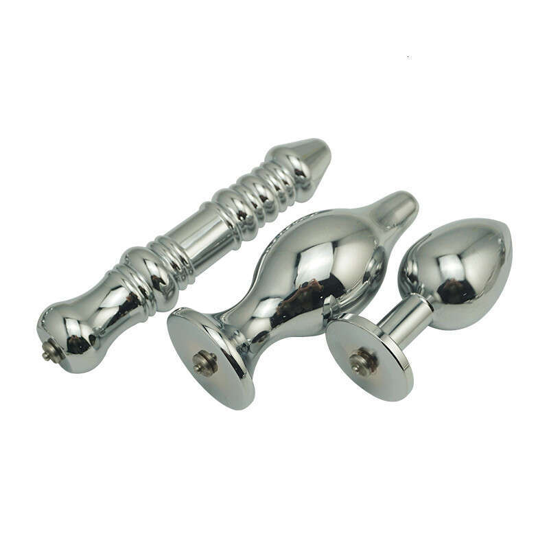 New large Electric shock pleasure pod probe medical therapy metal anal butt plug dildo vagina BDSM electro sex stimulator toy