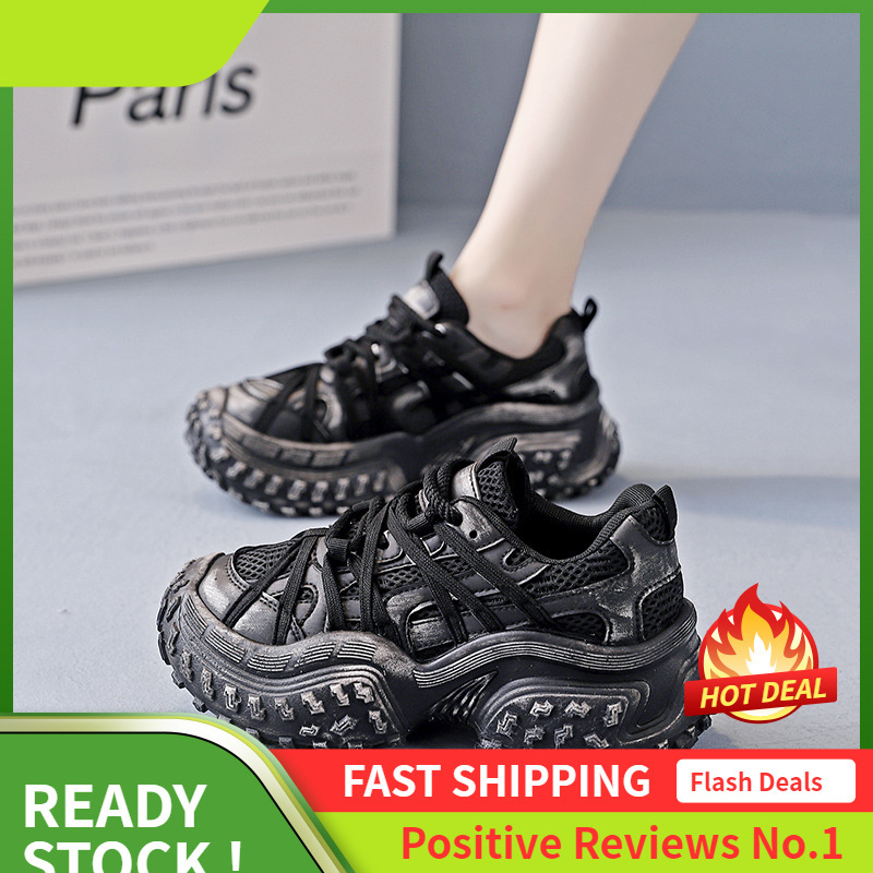 Ddmyoutdoor Trendy Brand Tire Dad New Autumn Thick Sole Height Increasing Sports And Leisure For Women XX M Outdoor Shoes