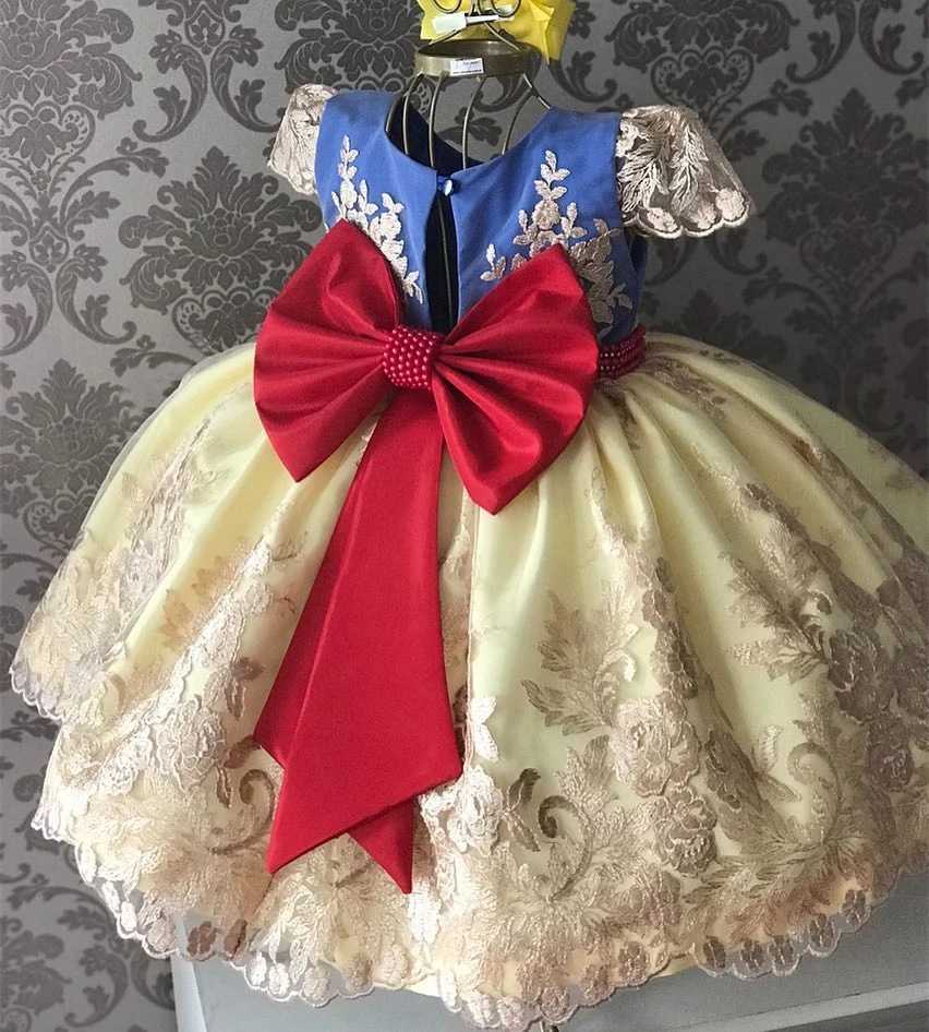 Flower Princess Party Dresses Childrens Clothing Kids Dresses for Girls Wedding Elegant Gown for 4 6 8 9 10 Yrs Chritmas DressY240809