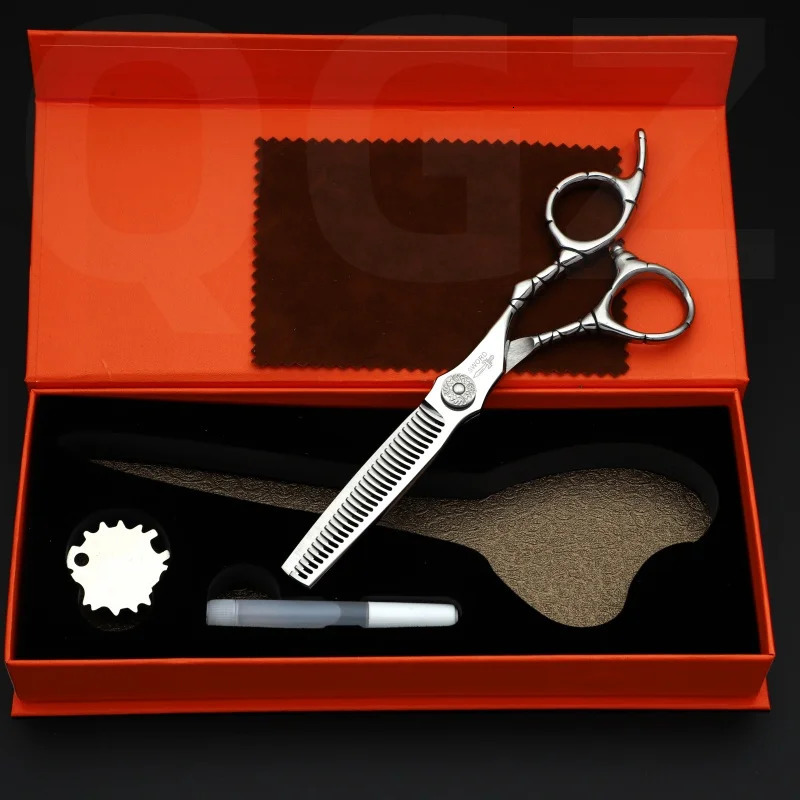 Mizutani 6.0 inch VG10 steel Professional Barber Tools Salon Hair Cutting Thin Scissors professional hairdressing scissors 240808