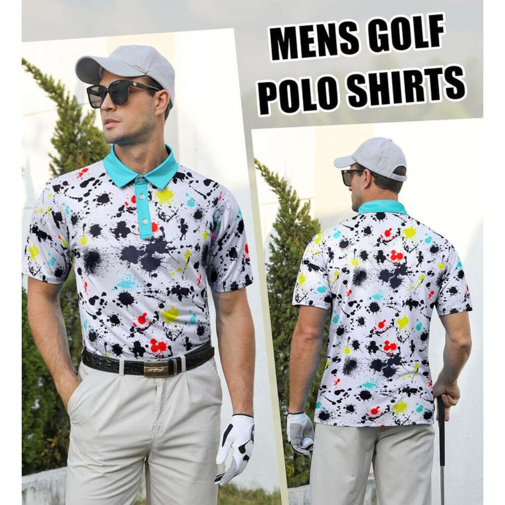 Mens Polo shirt Shirts for Men Casual chic Polos Performance Golf Tennis Shirt Polos shirts tshirt Casual tops summer clothes Short sleeve