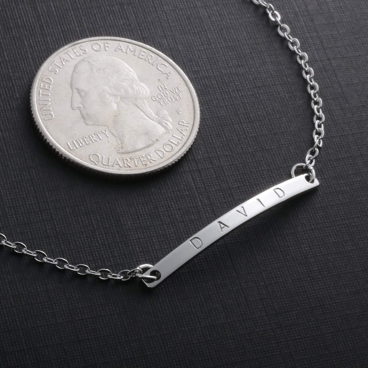 Cross border stainless steel personalized engraved bracelet, fashionable and personalized titanium steel women's versatile autumn and winter jewe