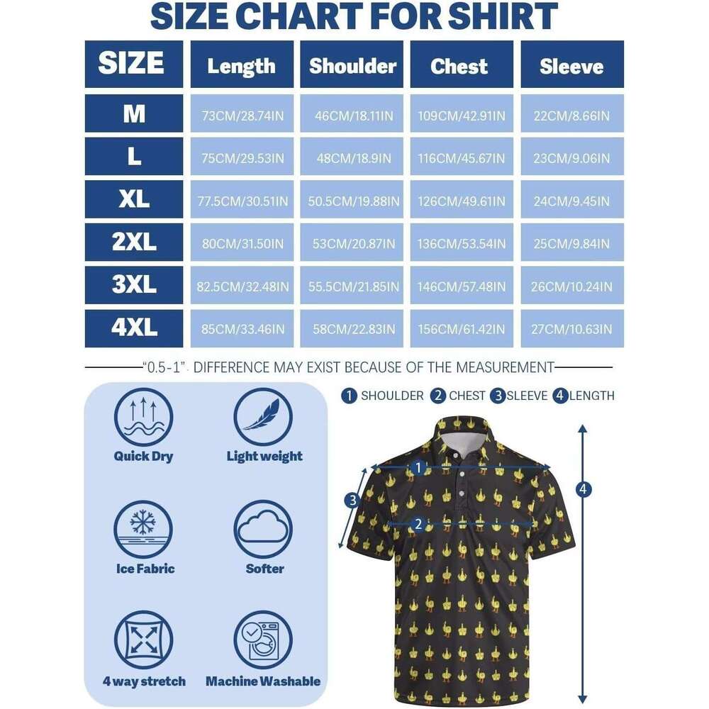 Fashion Mens Polo shirt fashion Funny Shirts for Men Quick-Dry Golf Shirt Moisture Wicking Activewear Polos shirts tshirt Casual tops summer clothes S