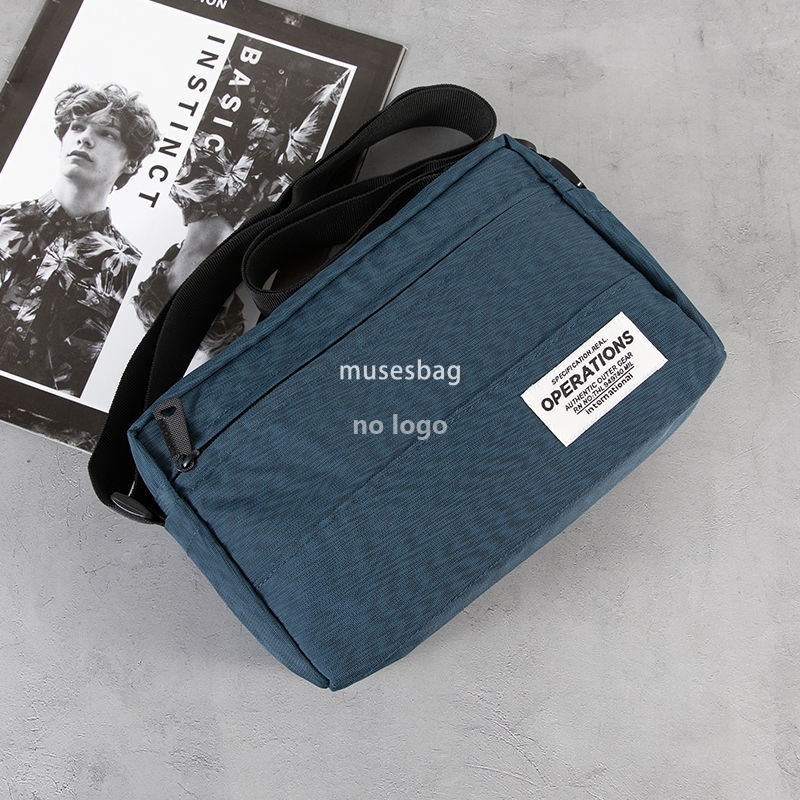 Japanese trend shoulder bag men's casual Oxford cloth crossbody bag Fashion simple Korean messenger bag ins satchel