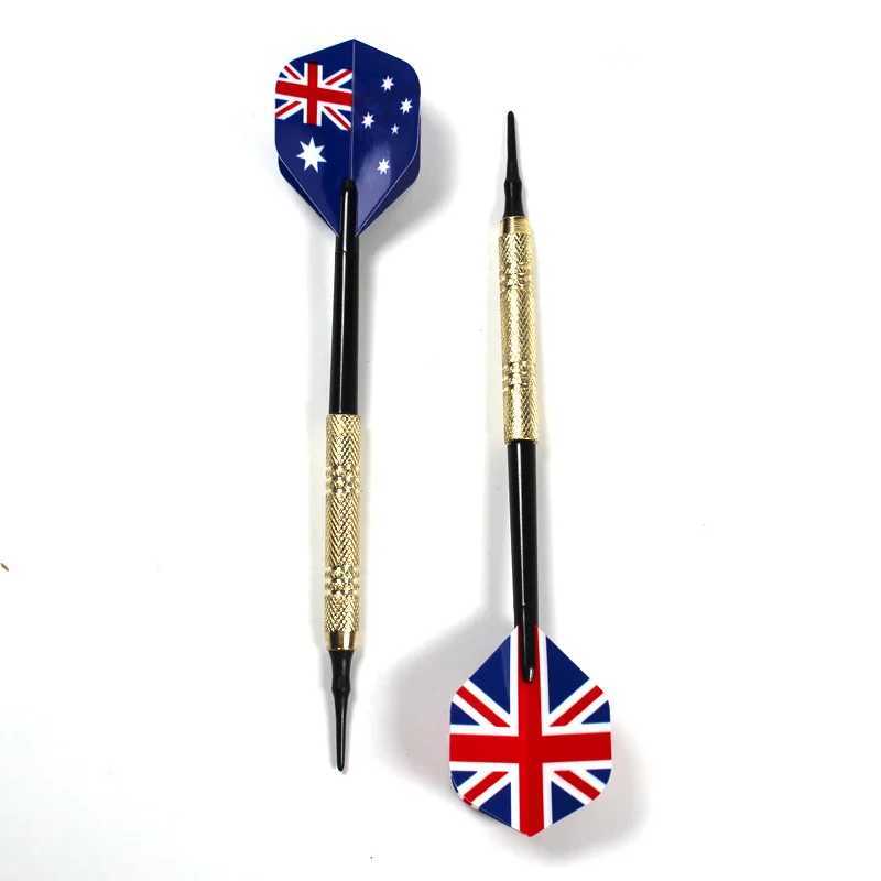 12 Pcs/Set Darts Professtional 14g Safety Soft Tipped Darts 36 Plastic Tips 175g Electronic Dartboard Target Accessories Y240807