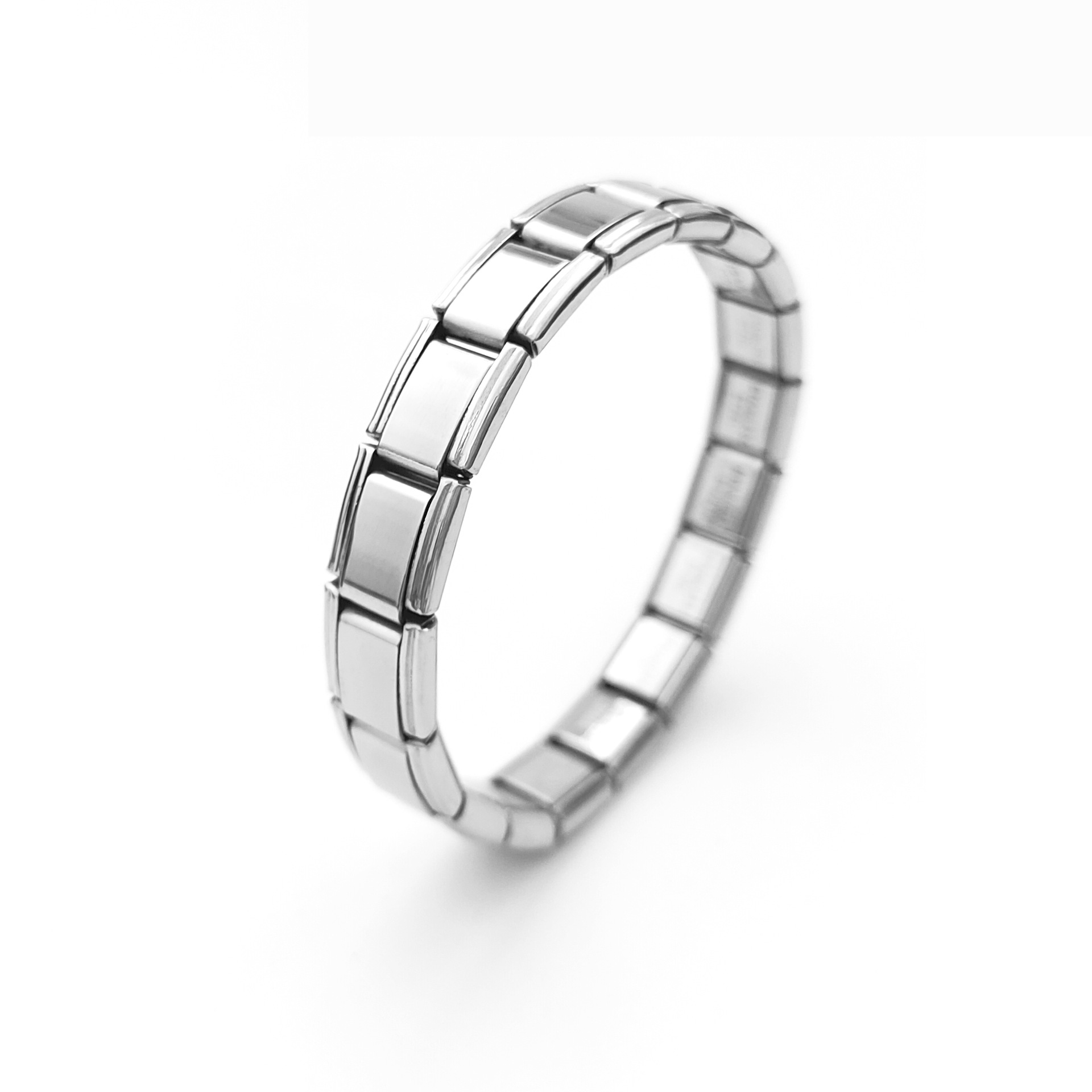 Stainless steel elastic fashionable bracelet with adjustable personality, domineering men's and women's bracelets, engraved souvenirs