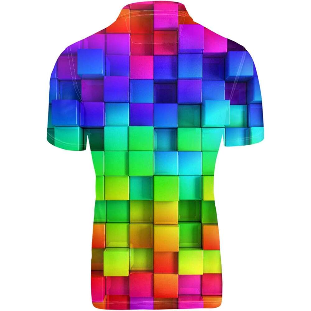 Fashion Mens Polo shirt Retro Color lattice Casual Shirt Short Sleevee T-Shirts Polos shirts tshirt Casual tops summer clothes Short sleeve Free shipp