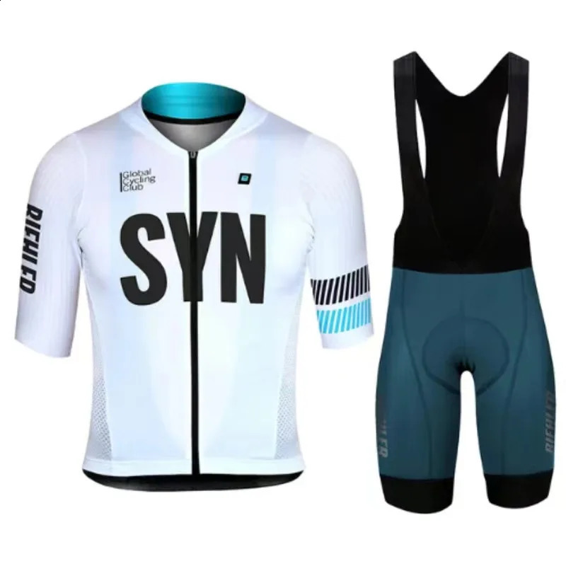 SYNful Quick Dry Short Sleeve Mens Cycling Clothing Set Mountain Bike Suit Summer Ciclismo Ropa Hombre 240731