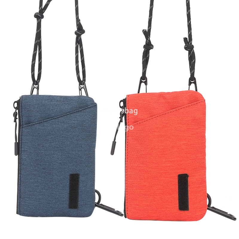 New men's crossbody bag portable small bag travel mobile phone Fanny pack leisure men's bag headphones bag