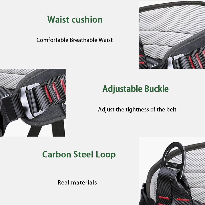 Semi-body harness mountaineering climbing emergency rescue rappelling equipment harnesses